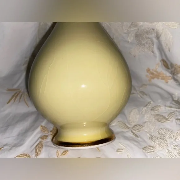 2 Ceramic Vases Between8-10”Used Condition w/24kt Art/Chokin-Beautiful/Different - Picture 12 of 16